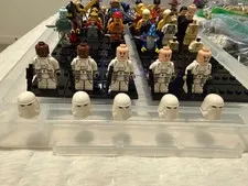 Star Wars Lego Snowtrooper Minifigures Lot of 5 Excellent Condition + Extras