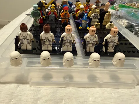 Star Wars Lego Snowtrooper Minifigures Lot of 5 Excellent Condition + Extras