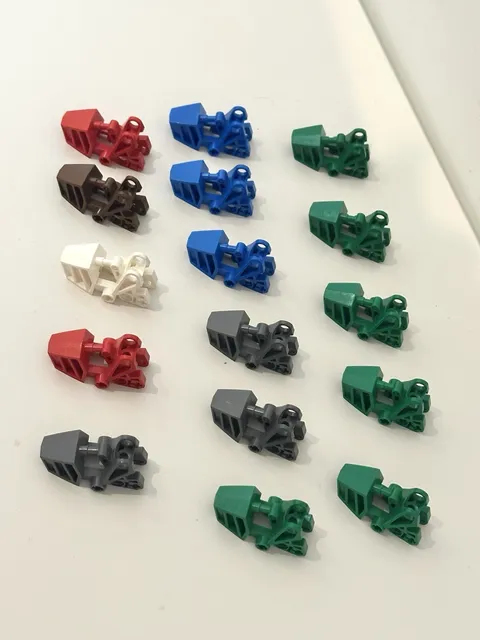 LEGO Bionicle Technic Connector Block / Foot Lot – Part # 32475 – Set of 16!