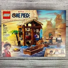 Lego Netflix One Piece (2025) 299pc Windmill Village Hut Set SEALED #75636