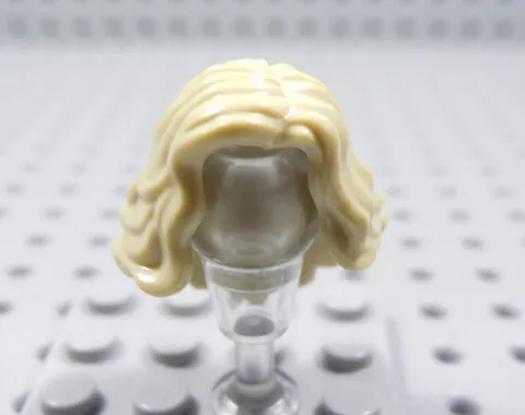 LEGO Tan Blonde Long Wavy Hair Minifig AC