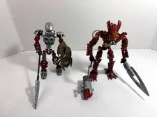 LEGO Bionicle LOT: Toa Mahri Jaller 8911 + Toa Norik 8763