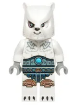 LEGO LEGENDS OF CHIMA Minifigure Ice Bear Warrior 1 loc119 70230