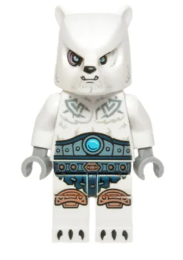 LEGO LEGENDS OF CHIMA Minifigure Ice Bear Warrior 1 loc119 70230