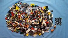 Lego Lot 8 Pounds Loose Bricks Small Pieces Tires Wheels Motorcycles