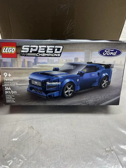 LEGO FORD MUSTANG DARK HORSE SPEED CHAMPIONS 344 PIECES #76920 Sealed