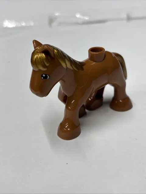 Lego Duplo Figure Horse brown