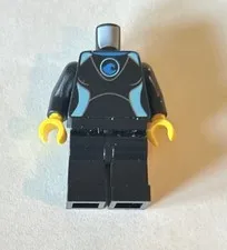 LEGO Surfer Girl Black Wetsuit Surfboard City 40344 Minifigure Torso Leg cty1051