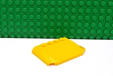 Lego 1 Yellow 4x6 sloped Hood car truck NEW