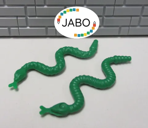 (E14/9/2) Lego Animal 4x 30115 Snake Green
