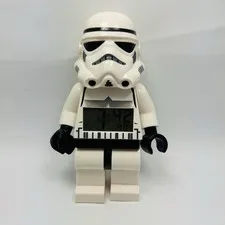 LEGO Star Wars Mini-Figure Light Up Alarm Clock STORMTROOPER WORKS
