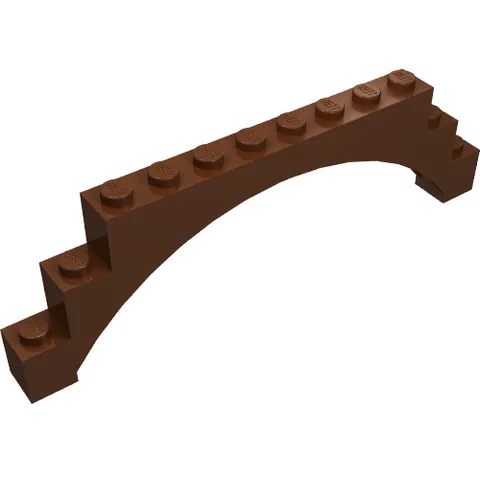 10x LEGO® Part 14707 - Arch 1 x 12 x 3 Raised Arch with 1 Cross Support