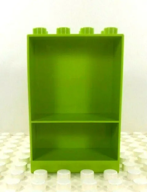 Lego Duplo Item Cabinet 2x4 4" lime