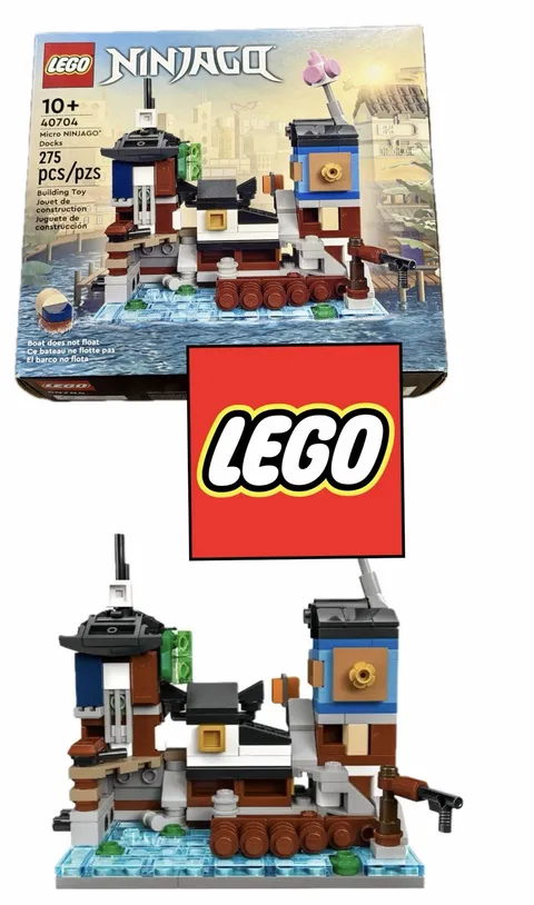 LEGO Ninjago LIMITED EDITION Micro City Docks 40704 275 Pieces- SEALED BOX NEW