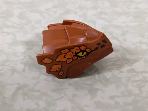 Lego 71814 Ninjago Dark Orange Dragon's Upper Jaw/ Head Only