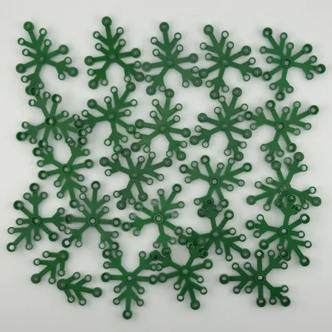 Lot of Vintage Lego Leaf Tree Parts 2417, 2423 (24 pieces)