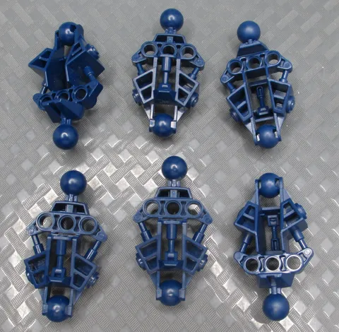 6 Lego Parts 47328 Bionicle Gadunka Gelu Toa Hahli Dark Blue 8922 8988 8728 8615