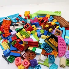 LEGO DUPLO Assorted Bulk Lot 5+ lbs Pounds Bricks Specialty Pieces Cars Plates