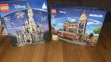 Disney lego Train 71044 & Disney Castle 71040
