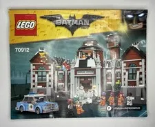 LEGO Batman Movie 70912 Arkham Asylum Instruction Manual Book Genuine Original