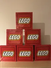 LEGO 852521 Bookend / Book End Stand Red 13cm x 13cm Collectors RETIRED Home