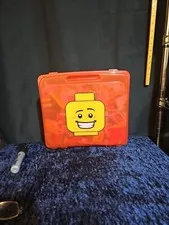 Red Lego Project Case Iris Stoage Container Organizer Holder Filled With 4+lbs@7