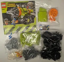 RARE!! LEGO 8960 Power Miners Thunder Driller 100% Complete + Instructions