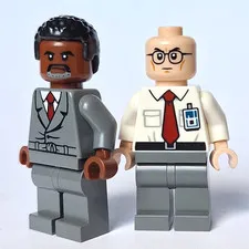 LEGO 21369 X-Files Director Skinner AND Mr. X MINIFIGURE from XFiles Ideas set
