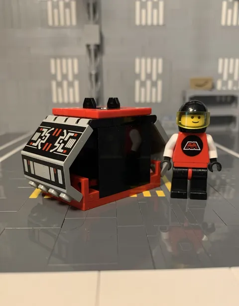 LEGO M-tron Container W/ Figure! Vintage READ
