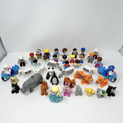 Lego Duplo Figure Lot Of Zoo Animals Kids Disney Marvel 43