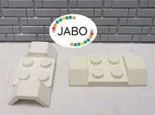 (B8/7) LEGO 2x3787 Fenders 2x4 White 4549 6388 1952 600 10159