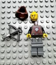 LEGO Castle Minifigure - Wolfpack Bandit cas585 Set 10332 - No Cape