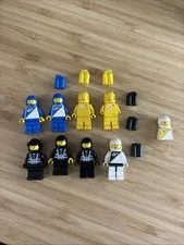 •••Lot of 6 Lego Spaceman Minifigure Blacktron Future Classic Space Vintage•••