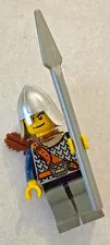 LEGO Crown Knight Scale Mail Castle Fantasy Era Minifigure Dual Head CAS383