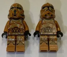 Lego Star Wars Lot of (2) Geonosis Clone Trooper Minifigure