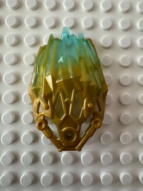 LEGO Bionicle Crystal Armor with Marbled Trans-Light Blue Pattern 24166pb02
