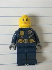 LEGO Police ATV Driver (Minifigure, CTY1132, Female, Lego City, 60243)