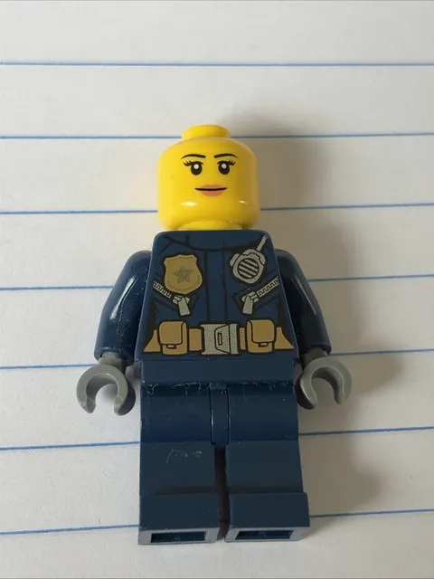 LEGO Police ATV Driver (Minifigure, CTY1132, Female, Lego City, 60243)