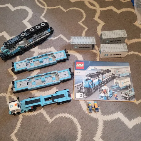 LEGO Creator Expert 10219 Maersk Train Trains Set 1234 pcs 2011 READ