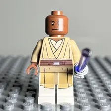 Lego Star Wars Mace Windu White Legs Minifigure sw0479 75019 AT-TE - 2T
