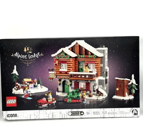 LEGO Icons Alpine Lodge  #10325  SEALED 1517 Pcs Retired