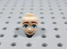 LEGO Friends Female Girl Flesh Head Minifig Blue Eyes BT
