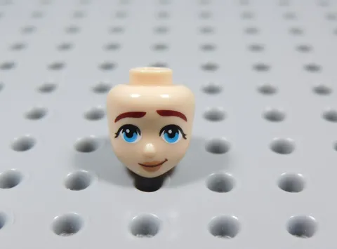 LEGO Friends Female Girl Flesh Head Minifig Blue Eyes BT