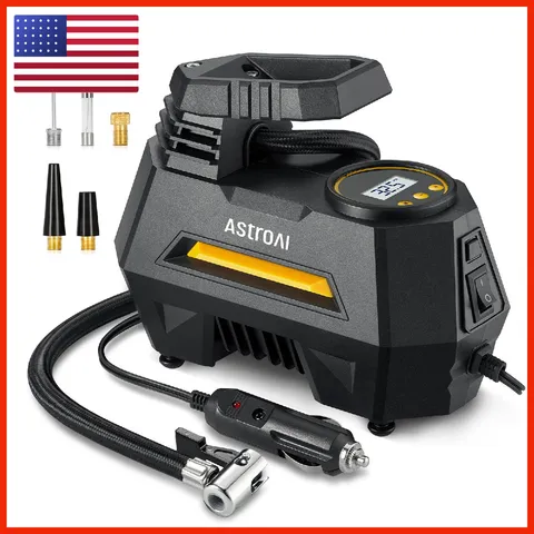 Astroai Tire Inflator Portable Air Compressor Tire Air Pump For Car - Car