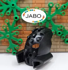 ( S17 / 4 / 1 ) LEGO Bionicle 47302 Mask Ruru (Toa Metru) Black
