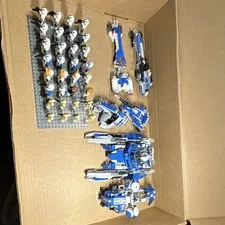 LEGO Star Wars Clone Trooper Minifigure Lot including 501st and 332nd & 6 builds