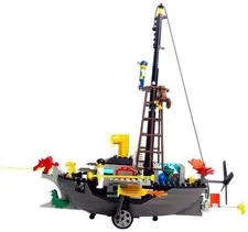 LEGO Time Cruisers 6493 Flying Time Vessel Ship Twisters 99% no timmy