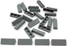 Lego 25 New Light Bluish Gray Slopes Sloped 30 1 x 3 x 2/3 Pieces