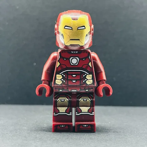 Lego Minifigure Iron Man - Silver Hexagon on Chest sh0612 Super Heroes
