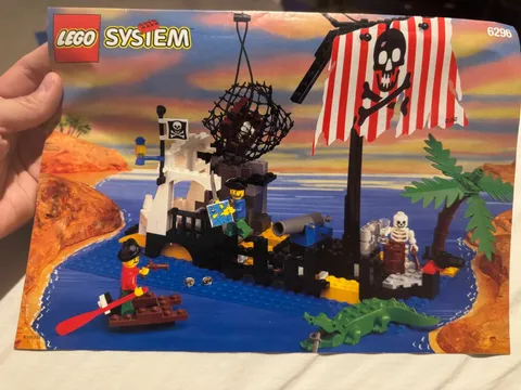Vintage LEGO - System Pirates: Shipwreck Island Manual Only